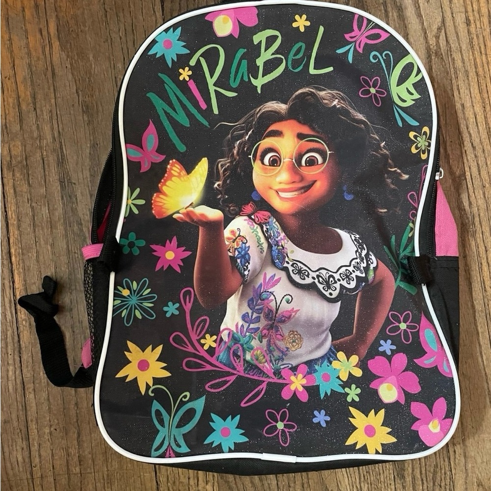 Disney Mirabel Girls Backpack Black & Pink